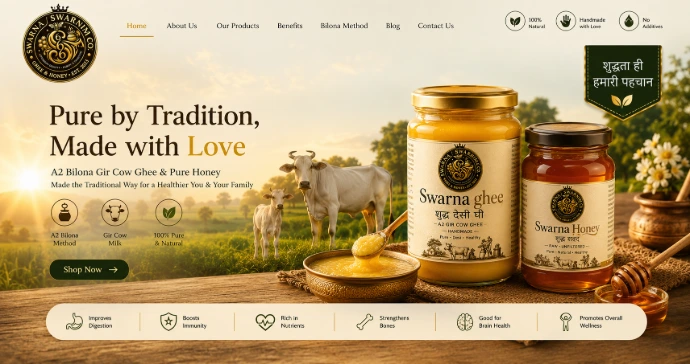 Swarna Ghee and Honey
